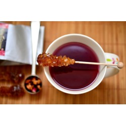 Bâtonnets de Sucre Candy - tige bois et sucre roux - idéal pour le Thé